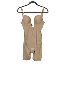 Slimer’s Bodyshaper Women’s Size S Beige Adjustable Straps U Plunge Backless NEW